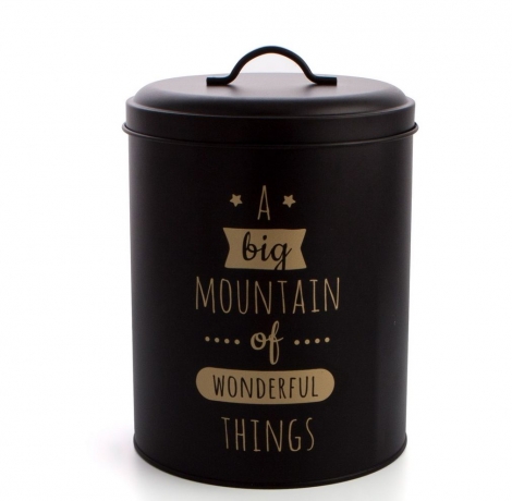 Банка для продуктов, 20 мл. черный, B&W Negra Quid