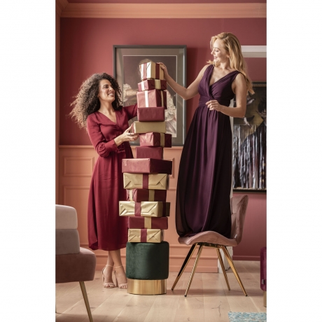 Пуф Cherry, коллекция "Вишня" 35*42*35, Полиэстер, ДСП, Сталь, Зеленый