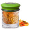 Банка для хранения вакуумная 0,5 л зеленая