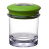 Банка для хранения вакуумная 0,5 л зеленая