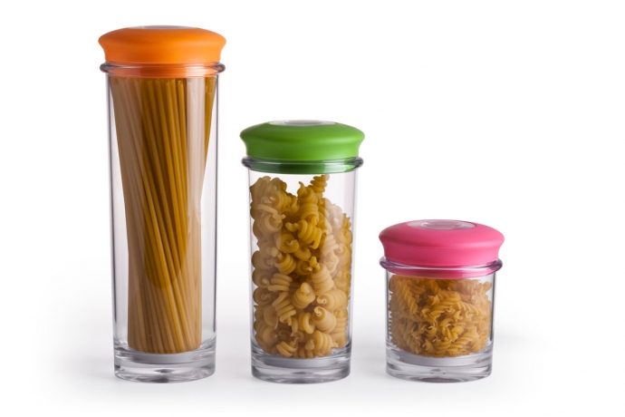 Банка для хранения вакуумная 0,5 л зеленая