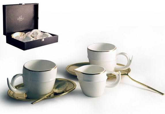 Кофейный набор на 2 персоны Ричоло(золото), gamma