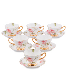 JK- 35 Чайный набор на 6 перс.&quot;Итальянская роза&quot; (Pavone)