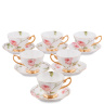 JK- 35 Чайный набор на 6 перс."Итальянская роза" (Pavone)