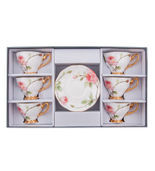 JK- 35 Чайный набор на 6 перс.&quot;Итальянская роза&quot; (Pavone)