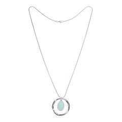 Колье BLUE SKY AGATE