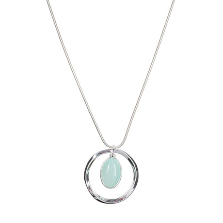 Колье BLUE SKY AGATE