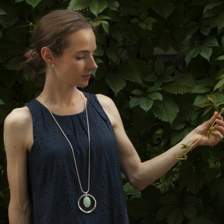 Колье BLUE SKY AGATE