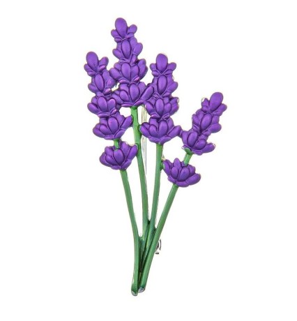 Брошь Лаванда FAN-07413.11 V/S Shadore