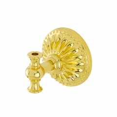 Держатель цепочки высокого бачка Luxor, Р80 мм. золото (без цепочки и ручки)