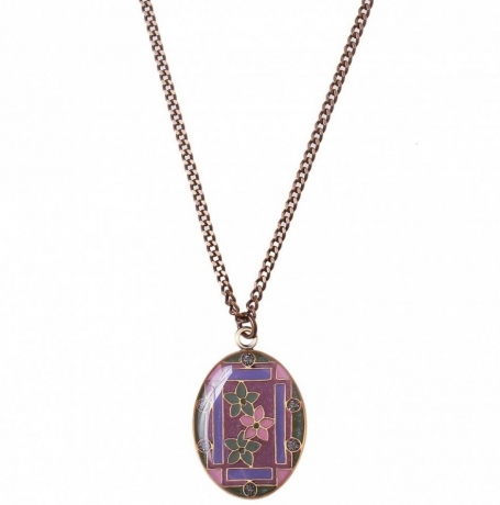 Колье Незабудки B75787-7D V Clara Bijoux