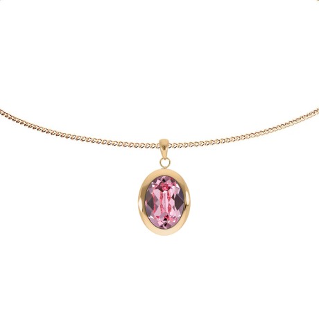 Колье TIVOLA big G light rose