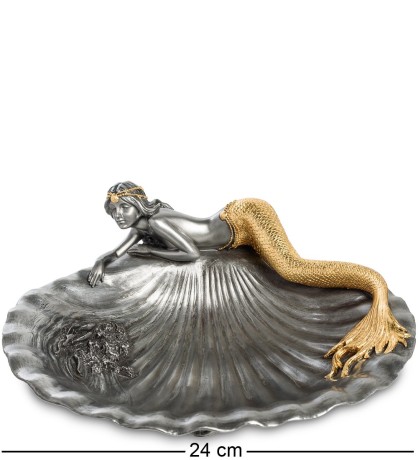 WS- 43 Ваза "Ракушка с Русалкой"