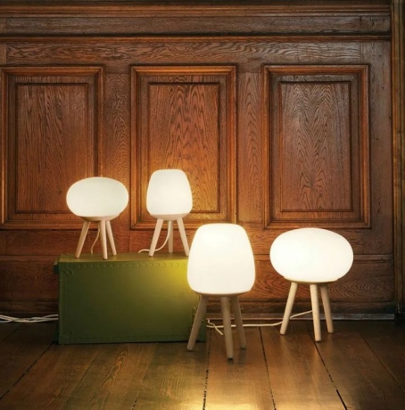 Настольный светильник HAPPY GLOBE, Ø25, опал/стекло, Halo Design