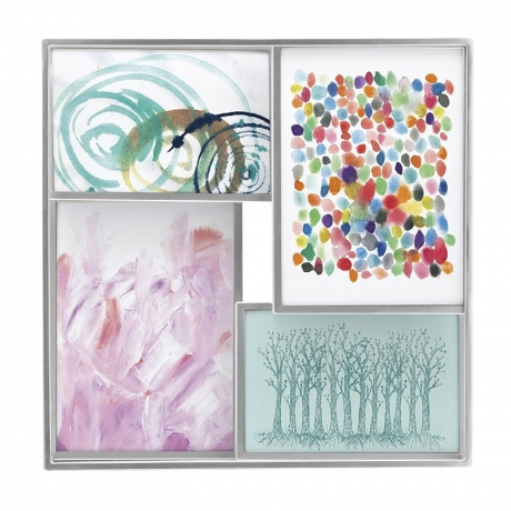 Мультирамка matrix настольная никель, 37,5*45*8,9 см.