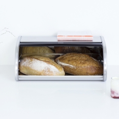 Хлебница со сдвигающейся крышкой, Стальной матовый Brabantia