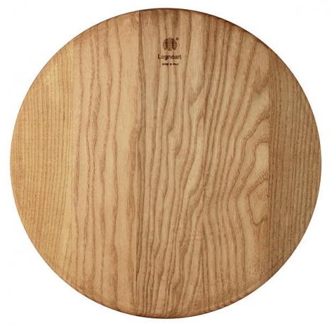 Разделочная доска круглая Legnoart, 35 см. ясень