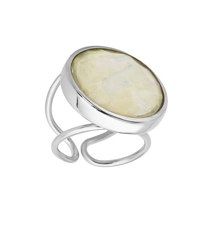 Кольцо nautilus безразмерное K9948.12 BW/S Possebon