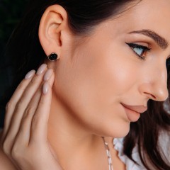 Пусеты SSHA 10мм. Fiore Luna