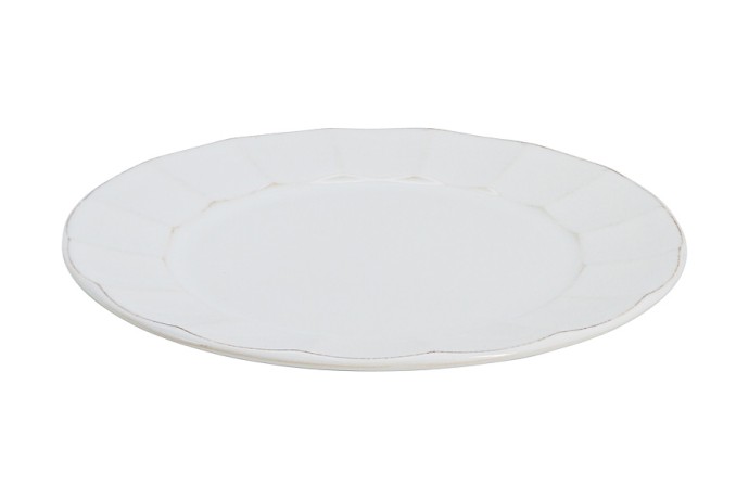 Тарелка закусочная Paris белый, 23 см. Matceramica