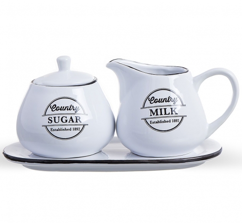 Набор сахарница и молочник Weston D'casa