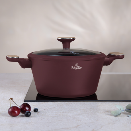 Набор посуды 10 предметов, бордовый, Leonardo Nordic Berlinger Haus