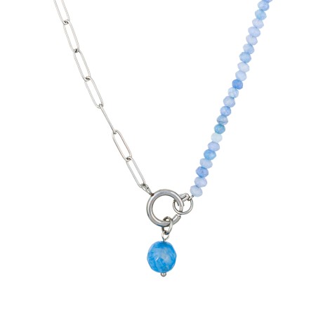 Колье AGAT BLUE Fiore Luna