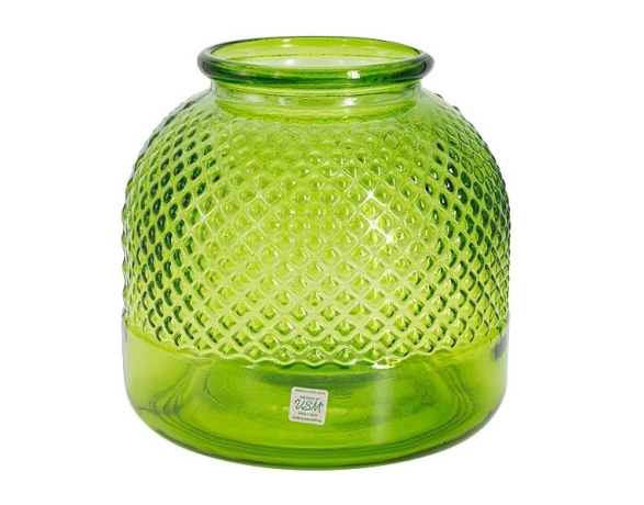 Ваза Diamante, зелёная, 24 см. SAN MIGUEL