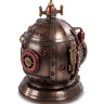 WS-294 Шкатулка с часами в стиле Стимпанк "Машина времени"