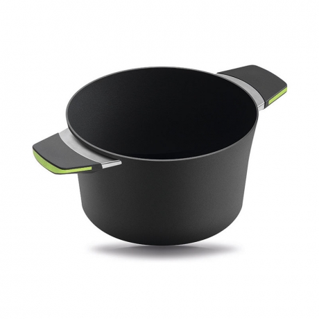 Кастрюля, 20 см. 2,5 л. зеленая индукционная Squality