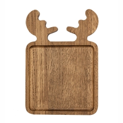 Менажница дубовая "Олень" малая, 23х16 см. Uneca