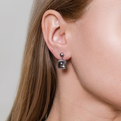 Серьги Куб SHELL Fiore Luna