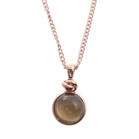 Колье Caneva Big cognac Qudo