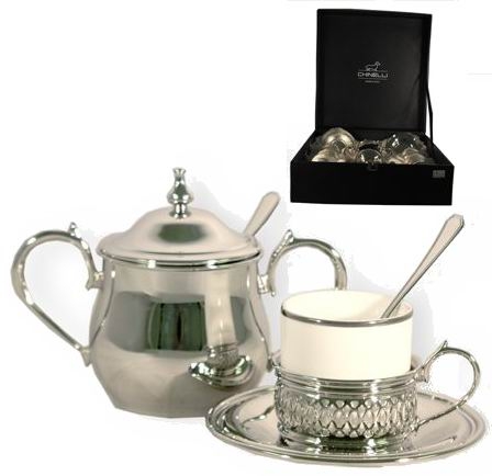 Кофейный набор на 6 персон Ажур в подарочной коробке, gamma