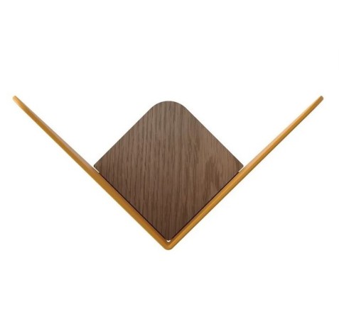 Крючок Butterflies, мини, шафраново желтый, 8.5x17x9.2 см. Umage