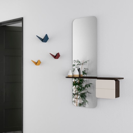 Крючок Butterflies, мини, шафраново желтый, 8.5x17x9.2 см. Umage