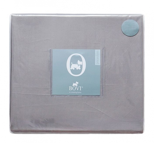 Простыня прямая (SB), castello, сатин, 240x280 см. серый, BOVI