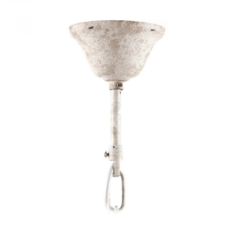 Подвесная люстра-шар с эффектом старения Parma белая