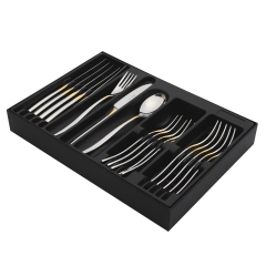 Набор столовых приборов, 18 шт. MAMBA Gold Hisar