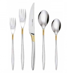 Набор столовых приборов, 18 шт. MAMBA Gold Hisar