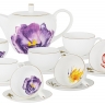Чайный сервиз на 6 персон Flowers, 14 предметов Emily
