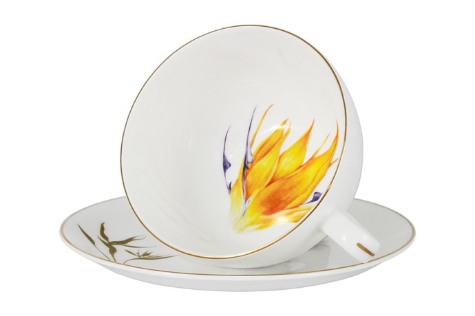 Чайный сервиз на 6 персон Flowers, 14 предметов Emily