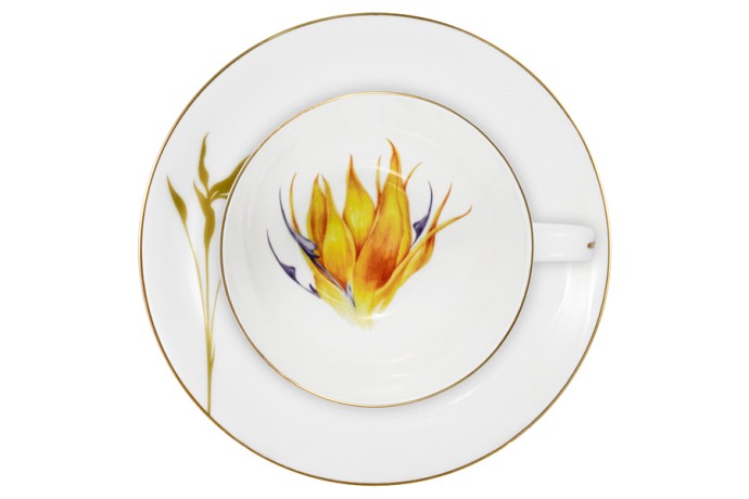 Чайный сервиз на 6 персон Flowers, 14 предметов Emily