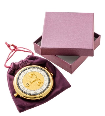 WIN- 01- 4 Зеркало зол. "Знак Зодиака - Весы"