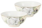 Набор из 2-х салатников "Белые розы" Colombo, 15 см.