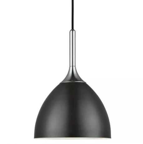 Подвесной светильник BELLEVUE, Ø24 см. черный/хромовый, Halo Design