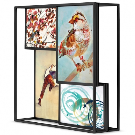 Мультирамка matrix настольная черная, 37,5*45*8,9 см.