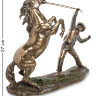WS-882 Статуэтка "Ковбой, укрощающий лошадь"