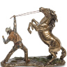 WS-882 Статуэтка "Ковбой, укрощающий лошадь"