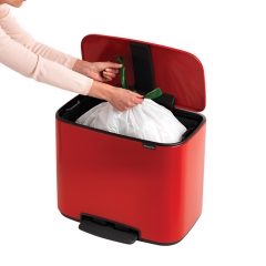 Мусорный бак Bo (36 л), Пламенно-красный Brabantia